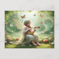Cherub Angel Spelen Harp