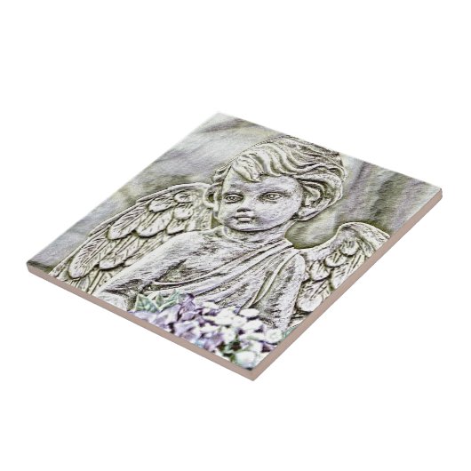 Cherub Angel Tegeltje (Zijkant)