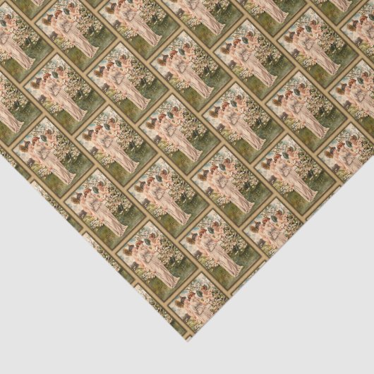  Cherub Angels - Schrapboekkraft voor ontkoppeling Tissuepapier (Detail)