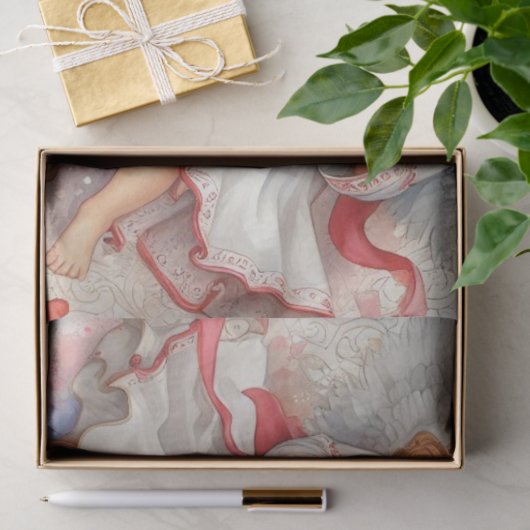 Cherub Angels Valentines Day  Tissuepapier (Geschenk)
