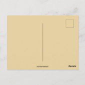 Cherub Baby in Egg Gelukkig Nieuwjaar Briefkaart (Achterkant)