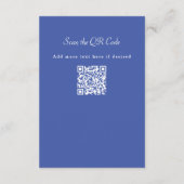 Cherub Blue Wedding Suite Details Gift Honeyfund Informatiekaartje (Achterkant)