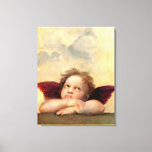Cherub by Raphael Canvas Afdruk (Voorkant)