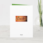 Cherub Cats Feestdagen Kaart (Achterkant)