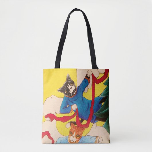 Cherub Cats Tote Bag (Voorkant)