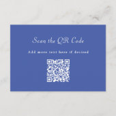 Cherub Cupid Couple Holding Heart Wedding Details Informatiekaartje (Achterkant)