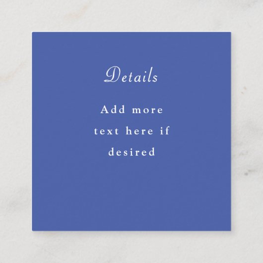 Cherub Cupid Couple Holding Heart Wedding Mini Informatiekaartje (Achterkant)