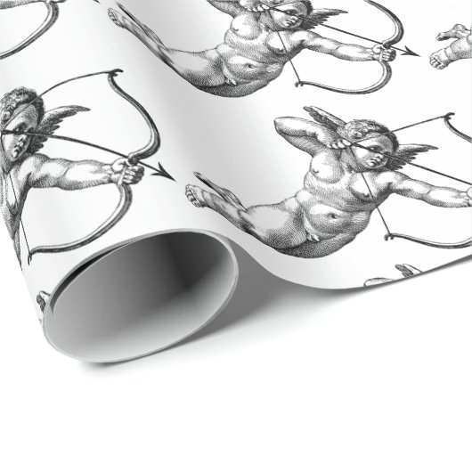  Cherub Cupid Love Cadeaupapier (Rol Hoek)