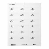  Cherub Cupid Love Etiket (Full Sheet)