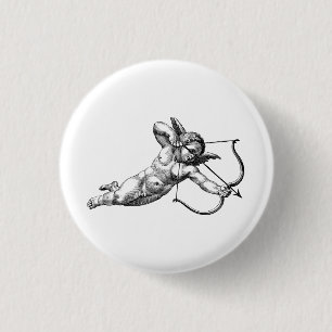 Cherub Cupid Love Ronde Button 3,2 Cm