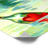 Cherub en harten poster (Hoek)