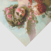 Cherub en Rozen Tissuepapier (Detail)