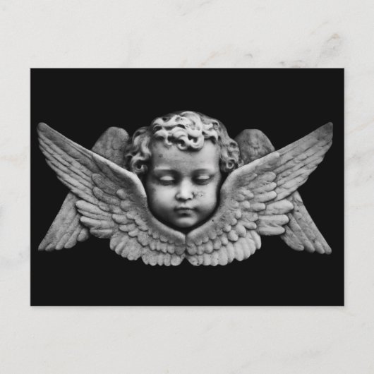 Cherub en Wings Briefkaart (Voorkant)
