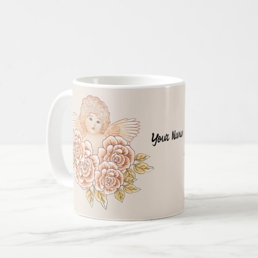 Cherub Engel mok (Voorkant links)