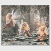 Cherub Fairy Cadeaupapier (Vlak)