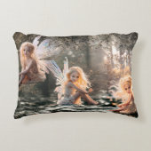 Cherub Fairy Pillow Accent Kussen (Voorkant)