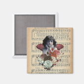  Cherub Girl Collage Magneet (Voorkant / Achterkant)