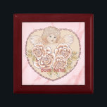 Cherub Heart Angel Cadeaudoosje<br><div class="desc">Cherub Heart Angel sieraden doos, Trouwkleding, Trouwkleding t-shirts, Huwelijkscadeaus van ArtMuvz Illustration. Personaliseer Matching Angel Wedding vrijgezellenfeest geschenken en trouwkleding voor bruid. Vier uw liefde in stijl met onze bruiloft design, Perfect voor de bruid, bruidegom, bruiloft partij, en gasten. Geweldig voor huwelijksgerelateerde evenementen. Show je opwinding voor de grote dag...</div>