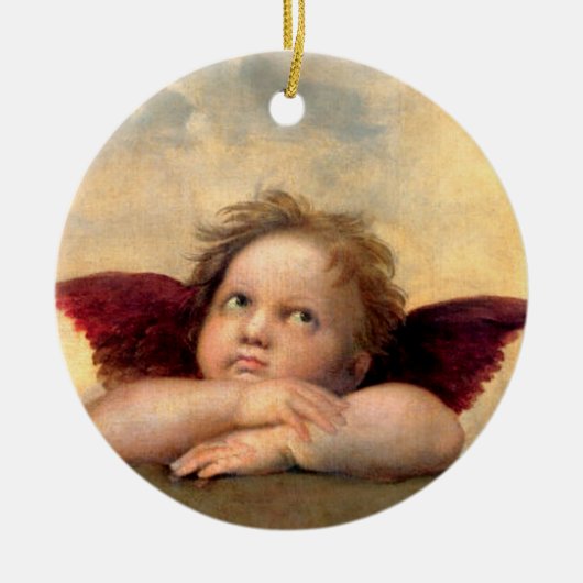 Cherub Keramisch Ornament (Voorkant)