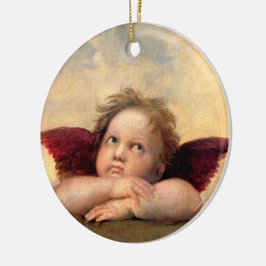 Cherub Keramisch Ornament (Links)