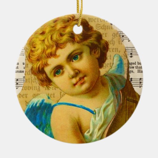 Cherub Keramisch Ornament (Voorkant)