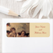 Cherub-labels voor kerstcadeauadres etiket (Insitu)