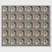 Cherub Love Pours Over City Kerstmis Cadeaupapier (Vlak)