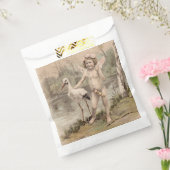  Cherub met Stork bij Lake Bedankzakje (Gezegeld)