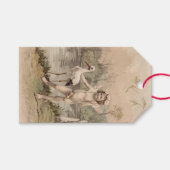 Cherub met Stork bij Lake Cadeaulabel (Voorkant (Horizontaal))