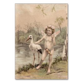  Cherub met Stork bij Lake Kaart