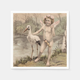  Cherub met Stork bij Lake Servet