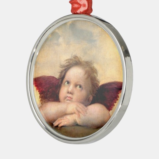 Cherub Metalen Ornament (Links)