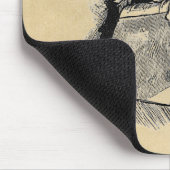 Cherub op schrijfbureau muismat (Hoek)