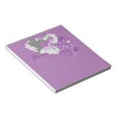 Cherub Pearls Floral Heart Small Note Pad Notitieblok (Schuin)