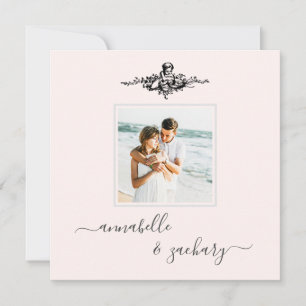 *~* Cherub Rings Bands QR FOTO AR6 RSVP Huwelijk Kaart