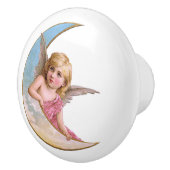 Cherub Roze keramische puin Knop (Rechts)