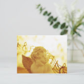 Cherub standue briefkaart (Staand voorkant)