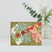 Cherub Valentijn Card Feestdagenkaart (Staand voorkant)