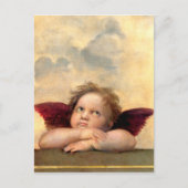 Cherub van Raphael Briefkaart (Voorkant)