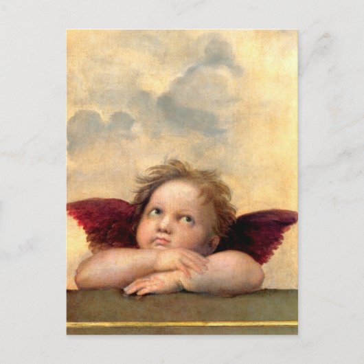 Cherub van Raphael Briefkaart (Voorkant)