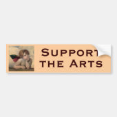 Cherub van Sistine Madonna door Raphael Bumpersticker (Voorkant)