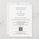 *~* Cherub Victoriaans QR PHOTO AR6 RSVP Weddensch Kaart (Achterkant)