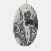  cherubengel die vioolversiering speelt keramisch ornament (Rechts)