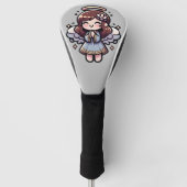 Cherubic Anime Angel - engelachtig, kawaii, Golfheadcover (Voorkant)