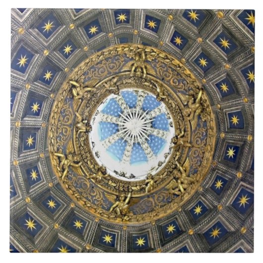 Cherubic Cupola Tegeltje (Voorkant)