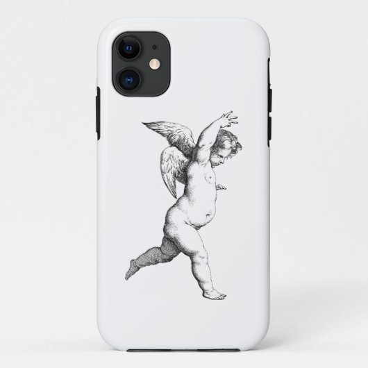 cherubijn engel lijnkunst Case-Mate iPhone case (Achterkant)