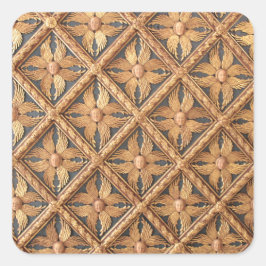 Cherubijn. Italië. Gallerie dell'Accademia Vierkante Sticker