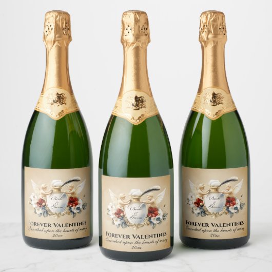 Cherubijn Sparkling Wijnetiket (Flessen)
