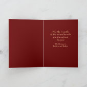 Cherubijn uit de Sixtijnse Madonna van Rafaël Feestdagen Kaart (Binnen)