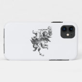 cherubijnen engelen lijnkunst Case-Mate iPhone case (Achterkant (horizontaal))